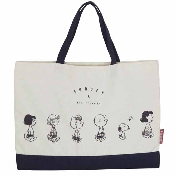 スヌーピー レッスンバッグ 入学 入園 レッスンバック トートバッグ 大人 a4 おしゃれ SNOOPY カレッジトートバッグ 75063  :75063:かばんmart - 通販 - Yahoo!ショッピング