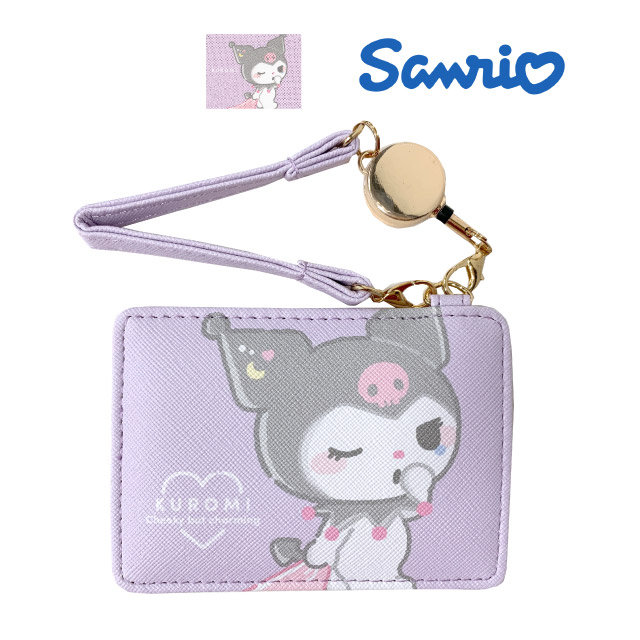 sanrio（サンリオ） 定期入れ リール付き 学生 女子 小学校 高校 中学