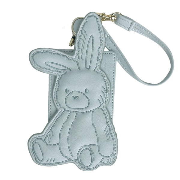 定期入れ 女子 リール付き 伸びる 1面 キッズ 子供 中学 高校 高学年