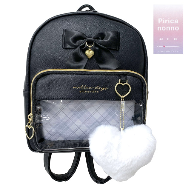 ミニリュック 小学生 女の子 リボン ハート リュック ミニ 韓国 バッグ