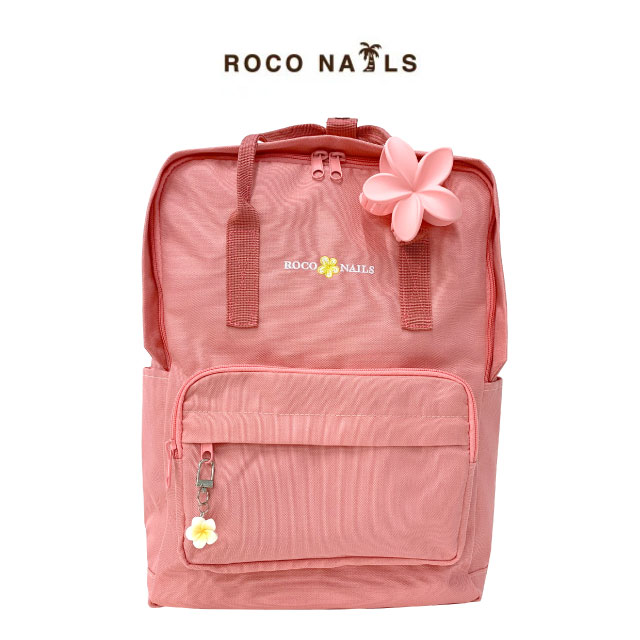 ROCO NAILS ロコネイル スクバ ピンク リュック 通学 女子 カラーリュック ロコネイル スクールバッグ 高校生