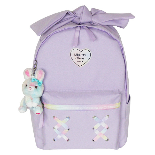 高知インター店 おしゃれ リュック 小学生 女子 低学年 黒 紫色 うさぎ かわいい 通園 遠足 キーホルダー付き りぼん はっ水 Anilet グラデリボン リュックサック 10l Slj 614 Babylonrooftop Com Au