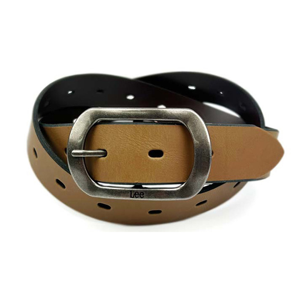 (鬼太郎　プロフ見てください！)Lee ヴィンテージ レザーベルト Lee（リー） ベルト メンズ 20代 30代 40代 おしゃれ レザー 革
