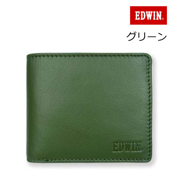 EDWIN（エドウィン） 財布 メンズ ミニ財布 2つ折り財布 コンパクト