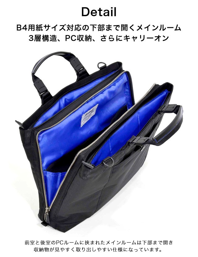 ビジネスバッグ メンズ NEOPRO ネオプロ ブルーシリーズ 3ルームタイプ