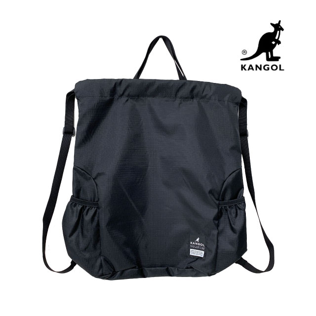 KANGOL（カンゴール） ナップサック マチ付き 大きめ ランドセルの上