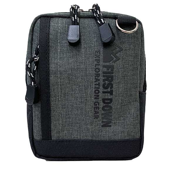 FIRST DOWN（ファーストダウン） メンズ ポーチ カラナビ付 吊り下げ