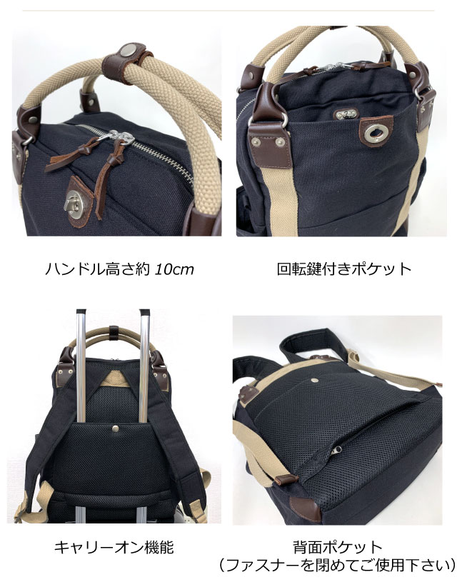 帆布工房 リュック レディース 帆布 メンズ デイパック キャンバス