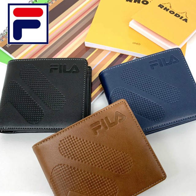 財布 二つ折り 中学生 ブランド メンズ 折りたたみ財布 プレゼント 高校生 黒 紺 茶 FILA フィラ ドットグラデーション 二つ折り財布  小銭入れ付き 61fl51 :61fl51:かばんや - 通販 - Yahoo!ショッピング