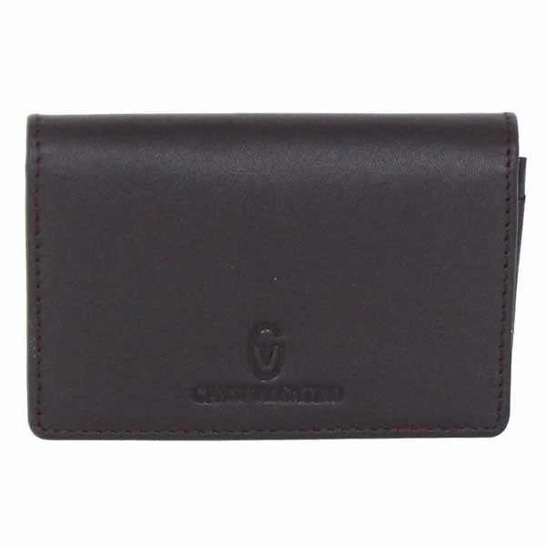 カードケース メンズ カード収納 カード入れ 名刺ケース 40代 革 ブランド 黒 茶 父の日 プレゼント GIANNI VALENTINO 名刺入れ 61g525