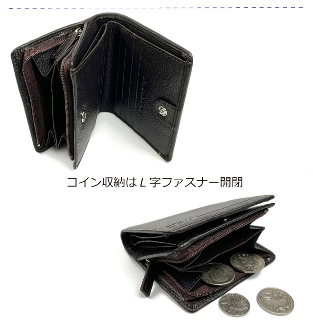 Crocodile（クロコダイル） 財布 メンズ 2つ折り財布 二つ折り財布
