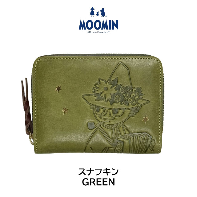 MOOMIN ムーミン 財布 二つ折り財布 レディース 革 ミニ財布 2