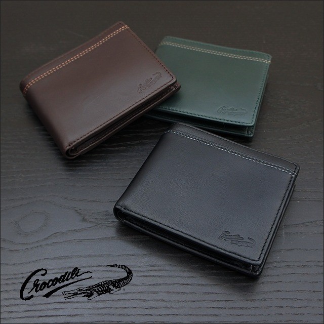 SANT'AGOSTINO クロコダイル 二つ折り財布　MADEＩＮITALY SANT'AGOSTINO クロコダイル 二つ折り財布 MADEINITALY - メルカリ