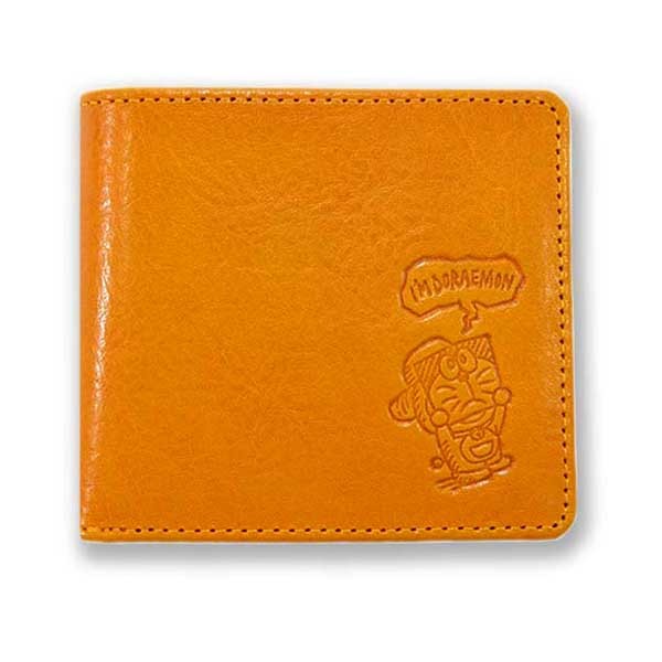ドラえもん レザー 二つ折り財布 マスタード 2つ折り財布財布 メンズ 黄色 レザー 革 ドラえもん グッズ 財布