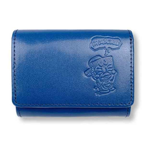 新品　ドラえもん　本革 二つ折り財布 青 楽天市場】【ドラえもん 本革 財布】 藤子プロ 高級 イタリアンレザー