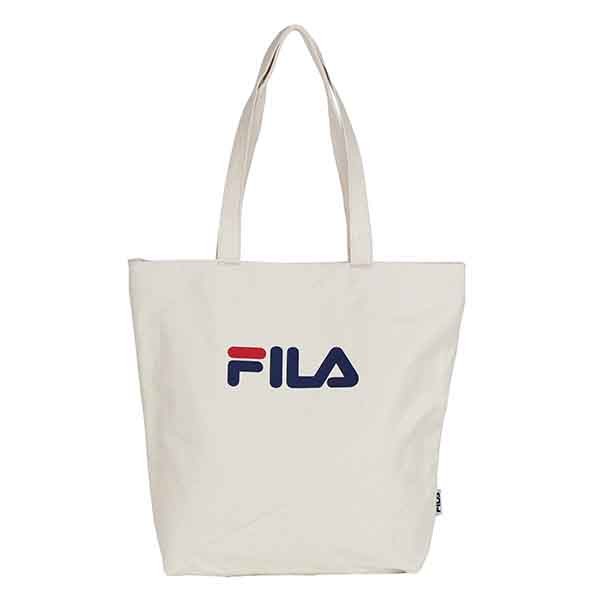 きた様専用 FILA VL9250 ベージュ トートバッグ - メルカリ