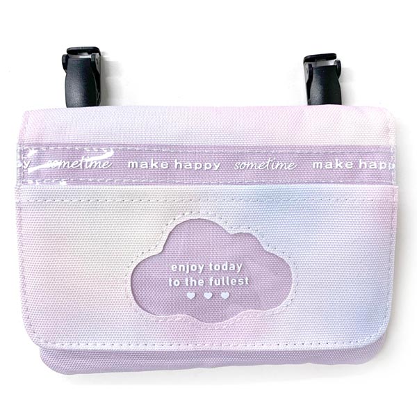 ポケットポーチ 小学校 移動ポケット クリップ ショルダー付き マスク