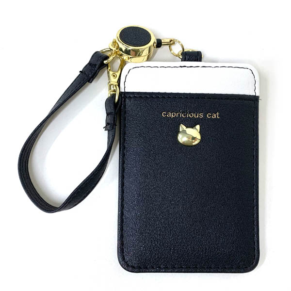 パスケース リール付き 子供 icカードケース 1面 落下防止 定期入れ