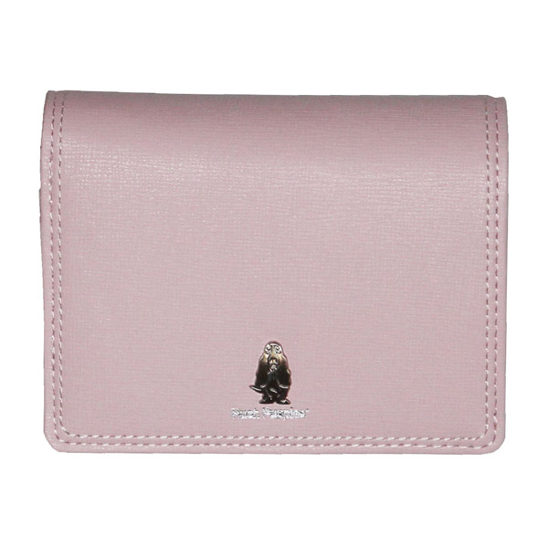 財布 レディース 二つ折り財布 使いやすい コンパクト 2つ折り財布 水色 ピンク ush Pupp...