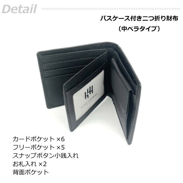 kansai yamamoto（カンサイ ヤマモト） 二つ折り財布 メンズ 革 2