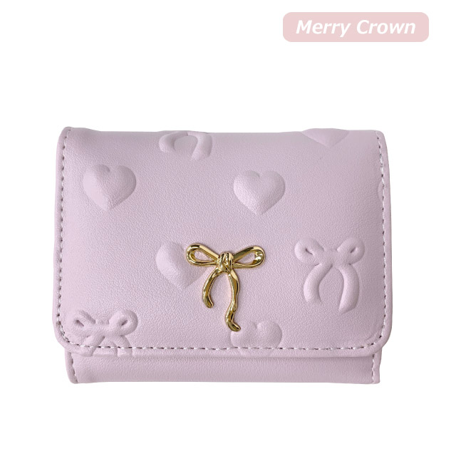 【MCM】2つ折り財布 定期入れ ピンクのリボン付き MCM - 【MCM】2つ折り財布 定期入れ ピンクのリボン付きの通販 by し
