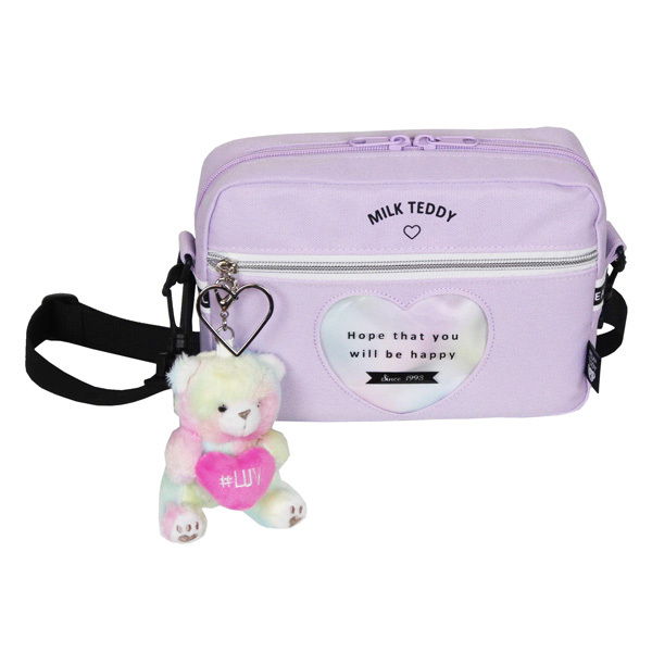 ショルダーバッグ キッズ 女子 プレゼント 小学生 女の子 斜めがけバッグ ポシェット 紫 水色 レインボー Milk Teddy ハートテディ ヨコ型 ショルダー Sle 511 Sle 511 かばんや 通販 Yahoo ショッピング ショルダーバッグ キッズ 女子 プレゼント 小学生 女の子 斜めがけバッグ ポシェット 紫 水色 レインボー Milk Teddy ハートテディ ヨコ型 ショルダー Sle 511 Sle 511 かばんや 通販 Yahoo ショッピング