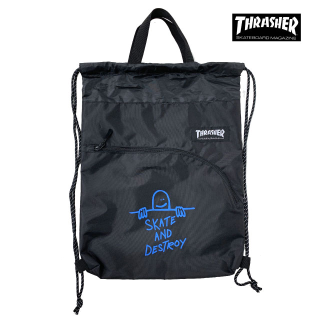 THRASHER（スラッシャー） ゴンズ ナップサック 子供 大人