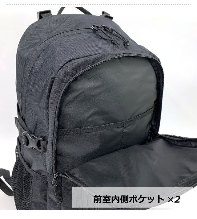 THRASHER 通学バッグ サブバッグ 男子 女子 大容量 高校 中学 黒