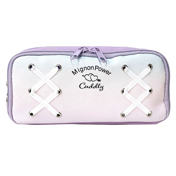 ペンケース おしゃれ 韓国 大容量 高校生 筆箱 小学校 中学 メイクポーチ トラベルポーチ 小物入れ 黒 紫 Pop Parlor あみあげパステル Wfペンポーチ Wts 432 Wts 432 かばんや 通販 Yahoo ショッピング