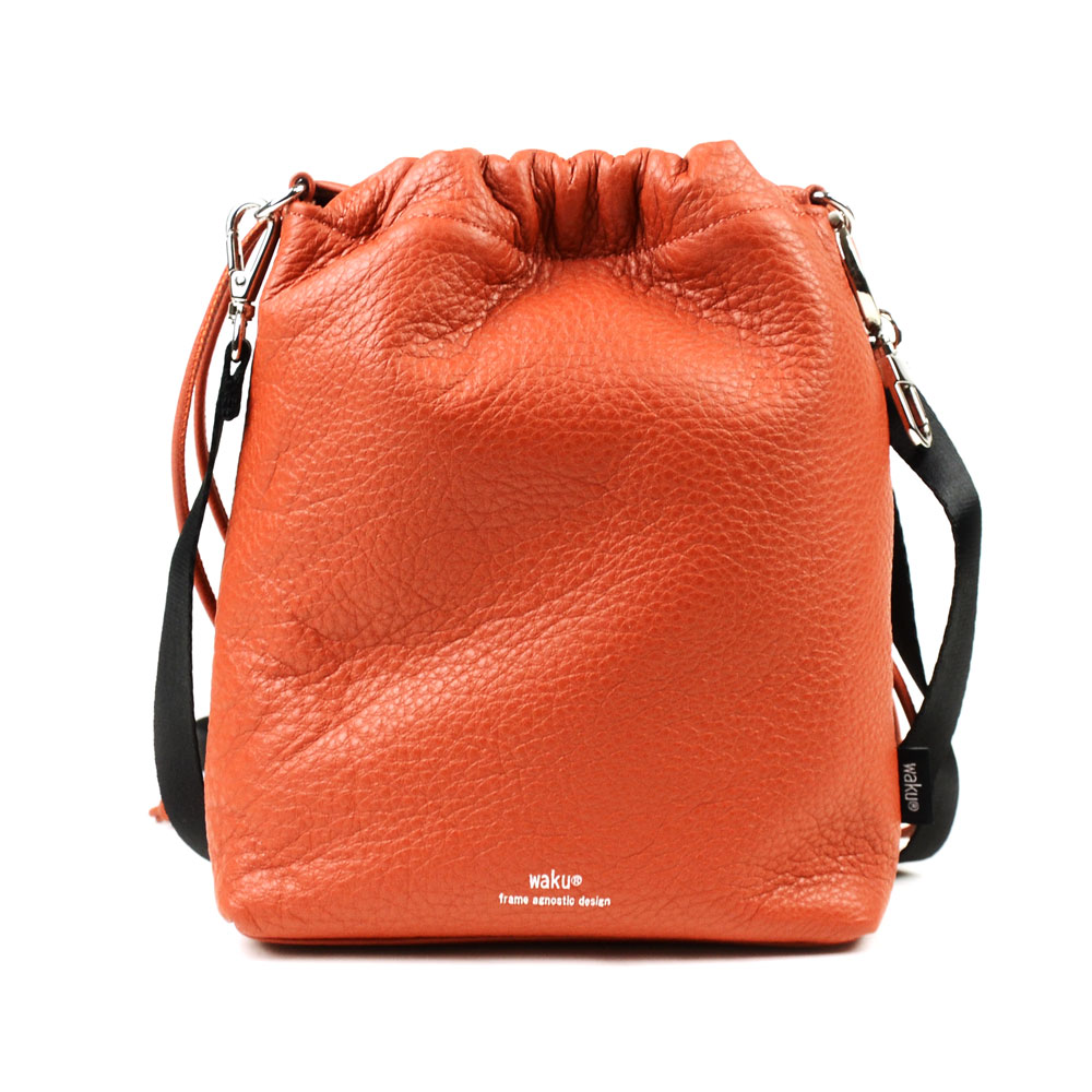 waku 巾着ショルダーバッグ:Sサイズ ミニショルダー 巾着バッグ waku 巾着ショルダーバッグ:Sサイズ ミニショルダー 巾着バッグ
