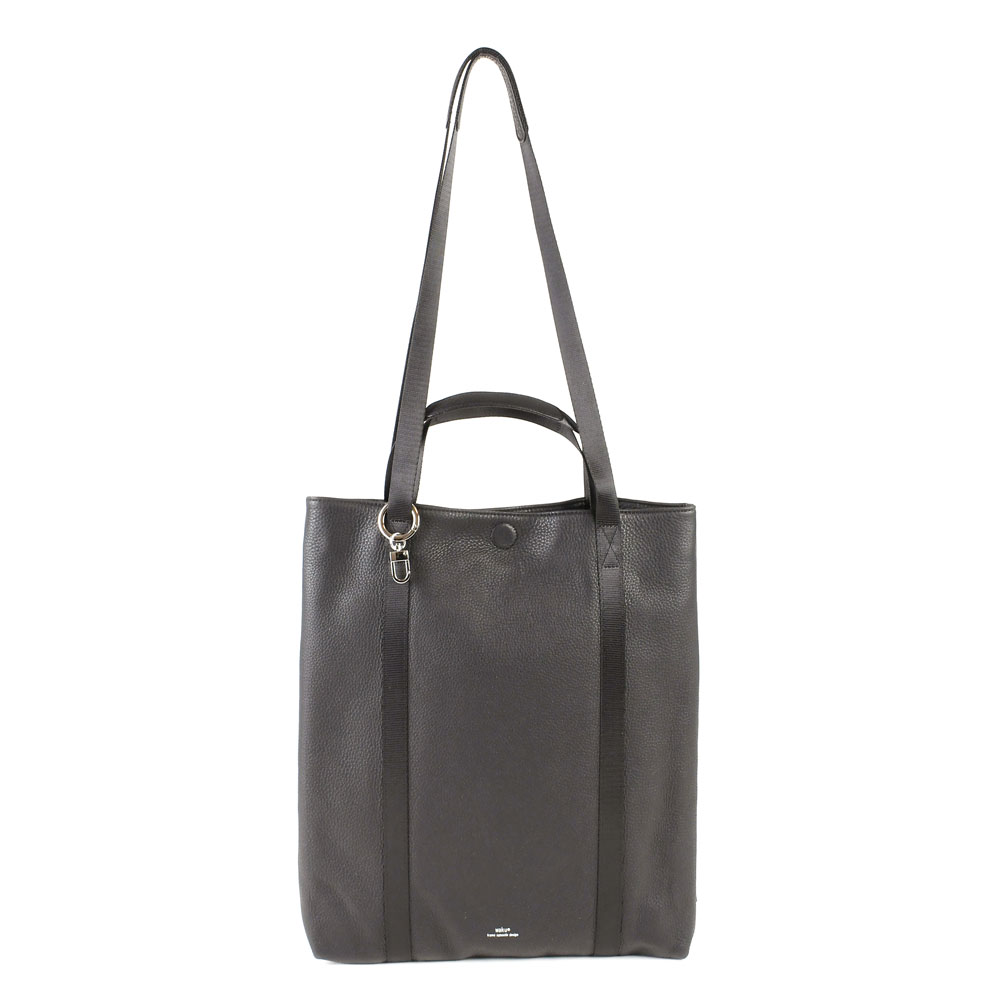 持ち手44 ブラックSリボン15個☆トートバッグL☆ ダークグレー KINGZ サマンサキングズ オールレザートートBAG（クロコ型押