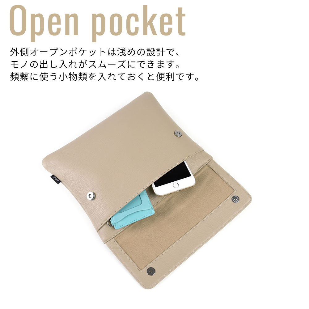 waku ショルダーバッグ 本革 レディース WAKU ワク 2way