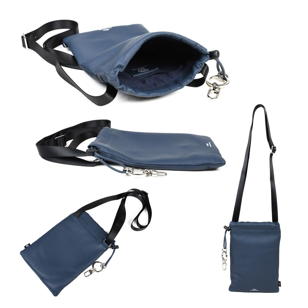 waku（ワク） スマホショルダー Lサイズ スマホポーチ 縦型 本革