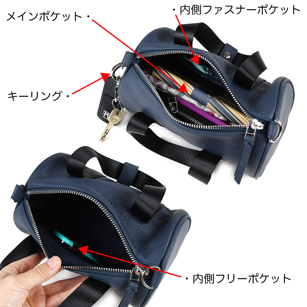 MULBERRY レザー ボストンバッグ 2way ショルダーバッグ ブラック Mulberry | ボストン | ブラック ヘビーグレインレザー | Women