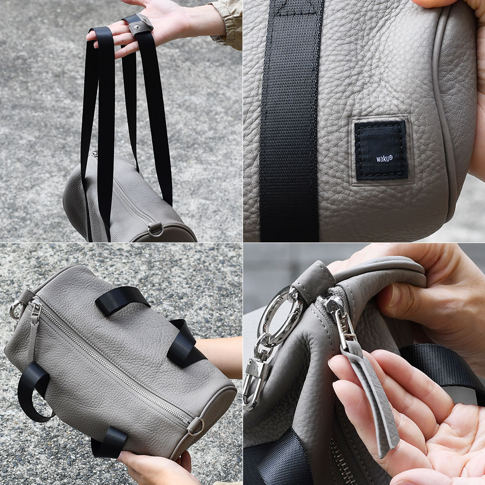 waku（ワク） ボストンバッグ Mサイズ 2wayバッグ ショルダーバッグ