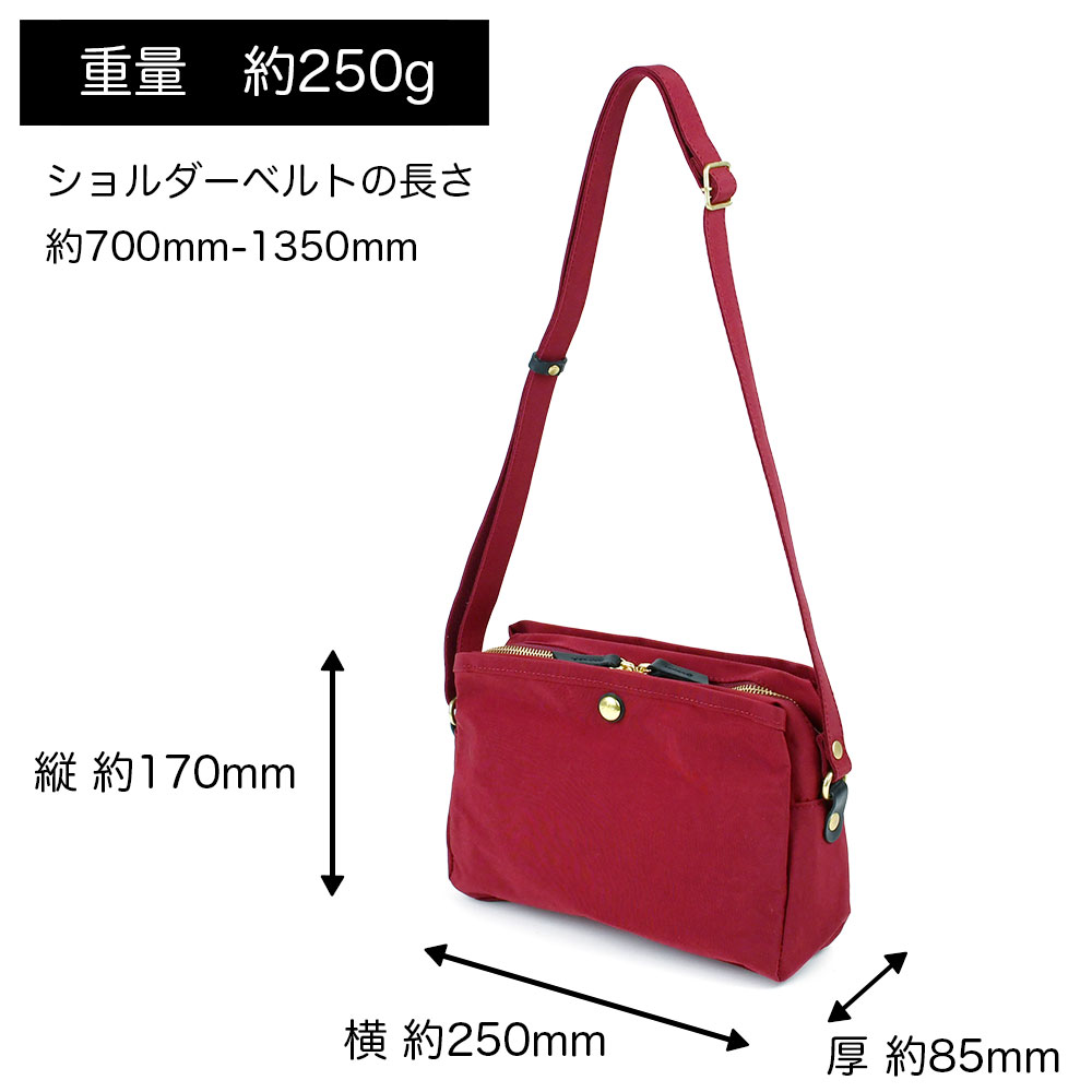 BAGGY PORT（バギーポート） 横長ミニショルダーバッグ 軽量 軽い