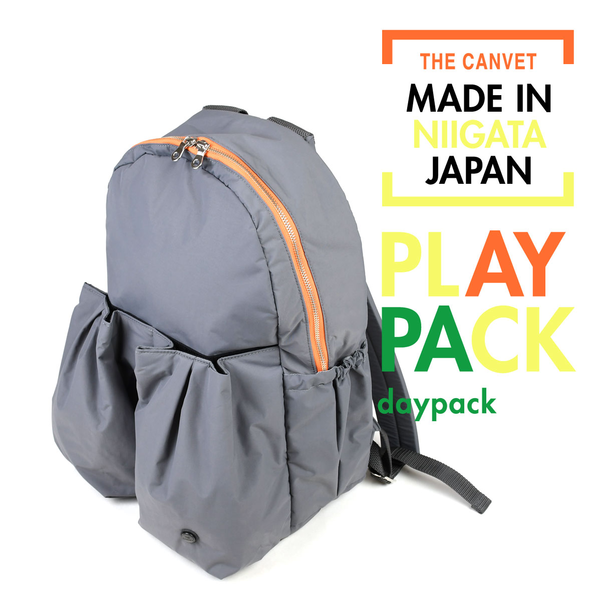 THE CANVET ザ・キャンヴェット　ブルーグレーー帆布リュック THE CANVET ザ・キャンヴェット ブルーグレーー帆布リュック
