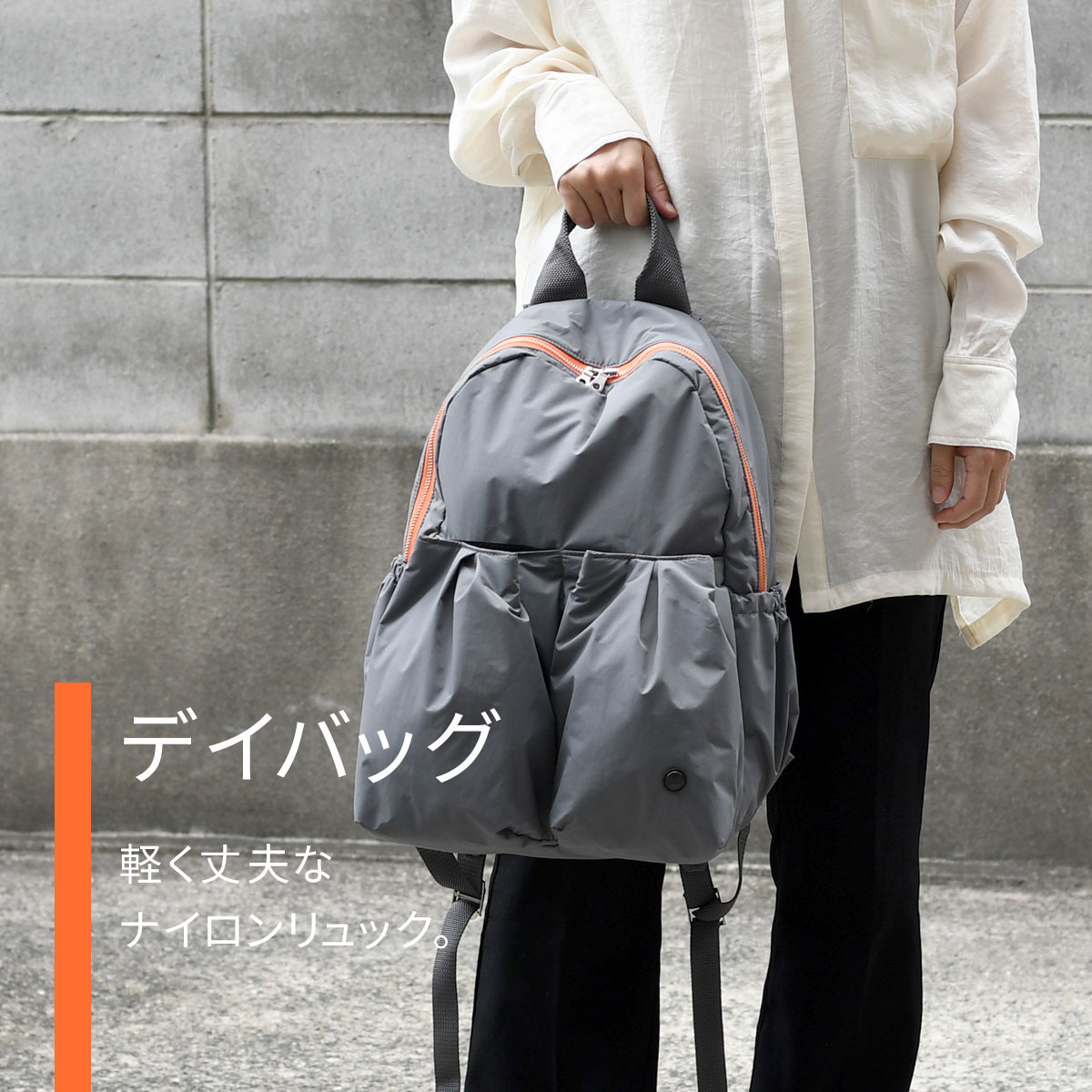 THE CANVET ザ・キャンヴェット　ブルーグレーー帆布リュック バッグ リュック キャンバス 無地 日本製 THE CANVET ザ キャン