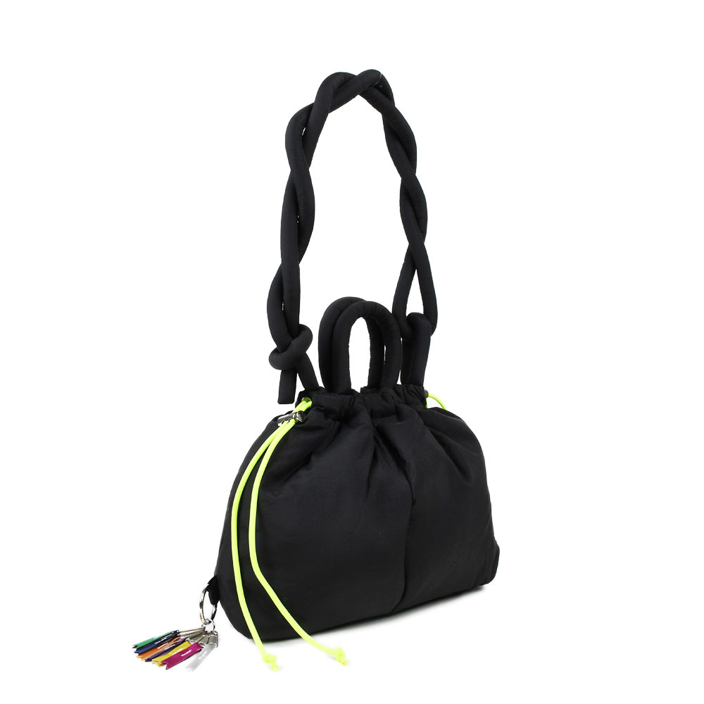 cheek 2WAY 巾着バッグ ショルダーバッグ アレンジショルダー紐