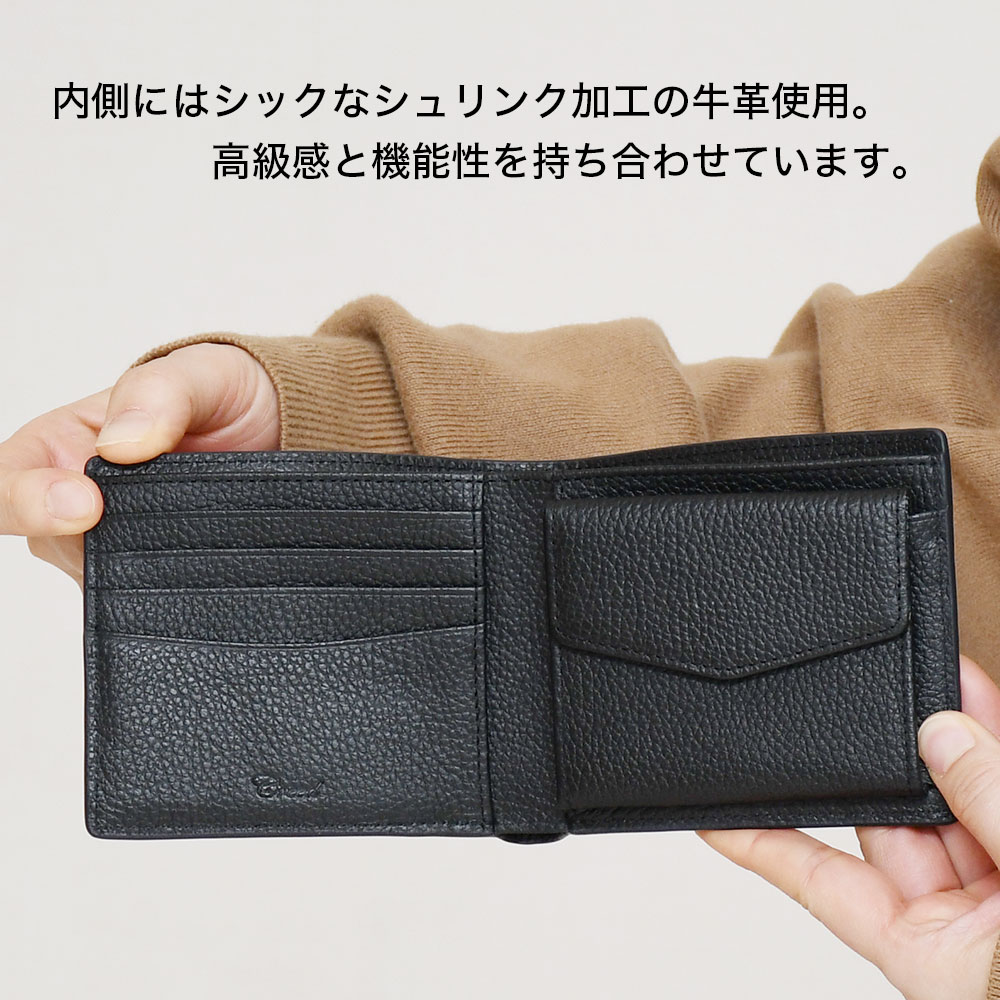 クロコダイル二つ折り財布 2つ折り財布 Creed クリード メンズ
