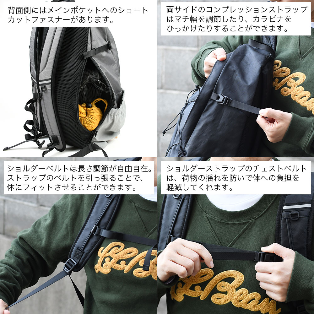 CREATURES バックパック リュック 楽天市場】バックパック 24L B4サイズ対応 軽登山 ストリート