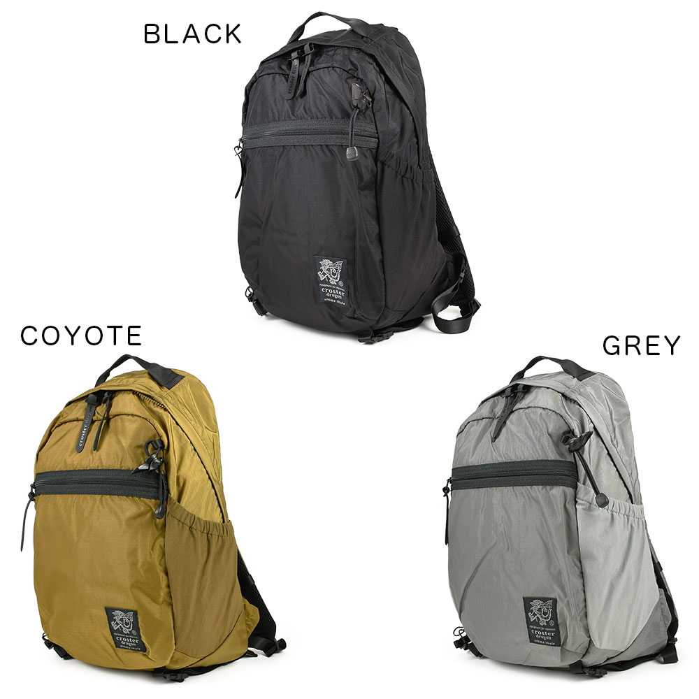 バックパック 18L B4サイズ対応 軽登山 ストリート ザック リュックサック FR100 Fiber Rip 撥水 耐水 撥水ファスナー 抗菌 YKK 山登り メンズ レディース 男女兼用 スポーティ croster dragon クロスタードラゴン 18リットル ファイバーリップ ナイロン 多機能 バックパック 18L B4 軽登山 ストリート ザック リュック FR100 Fiber