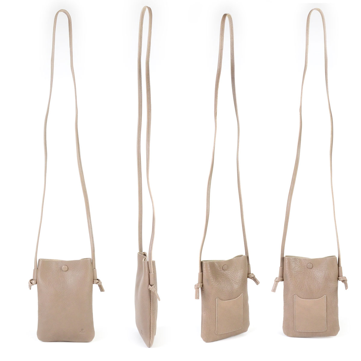 Folna スマホショルダー カード収納 日本製 本革 レディース