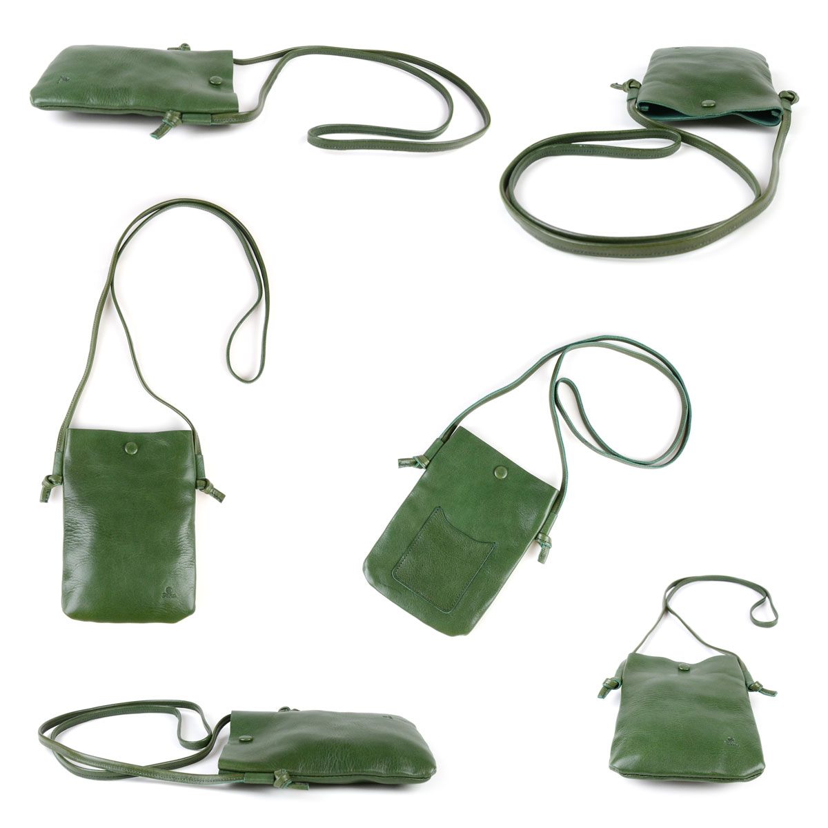 Folna スマホショルダー カード収納 日本製 本革 レディース