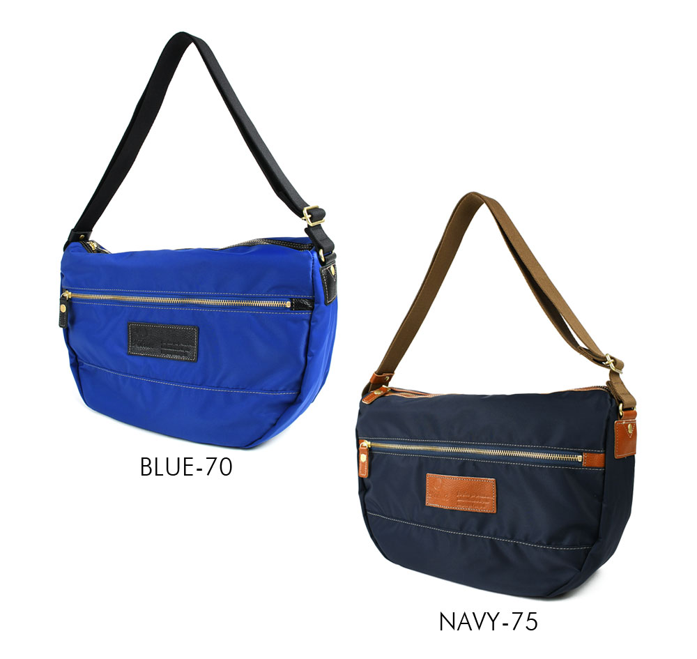 Folna ショルダーバッグ ユニセックス ナイロン 本革 A4 大容量 ペット