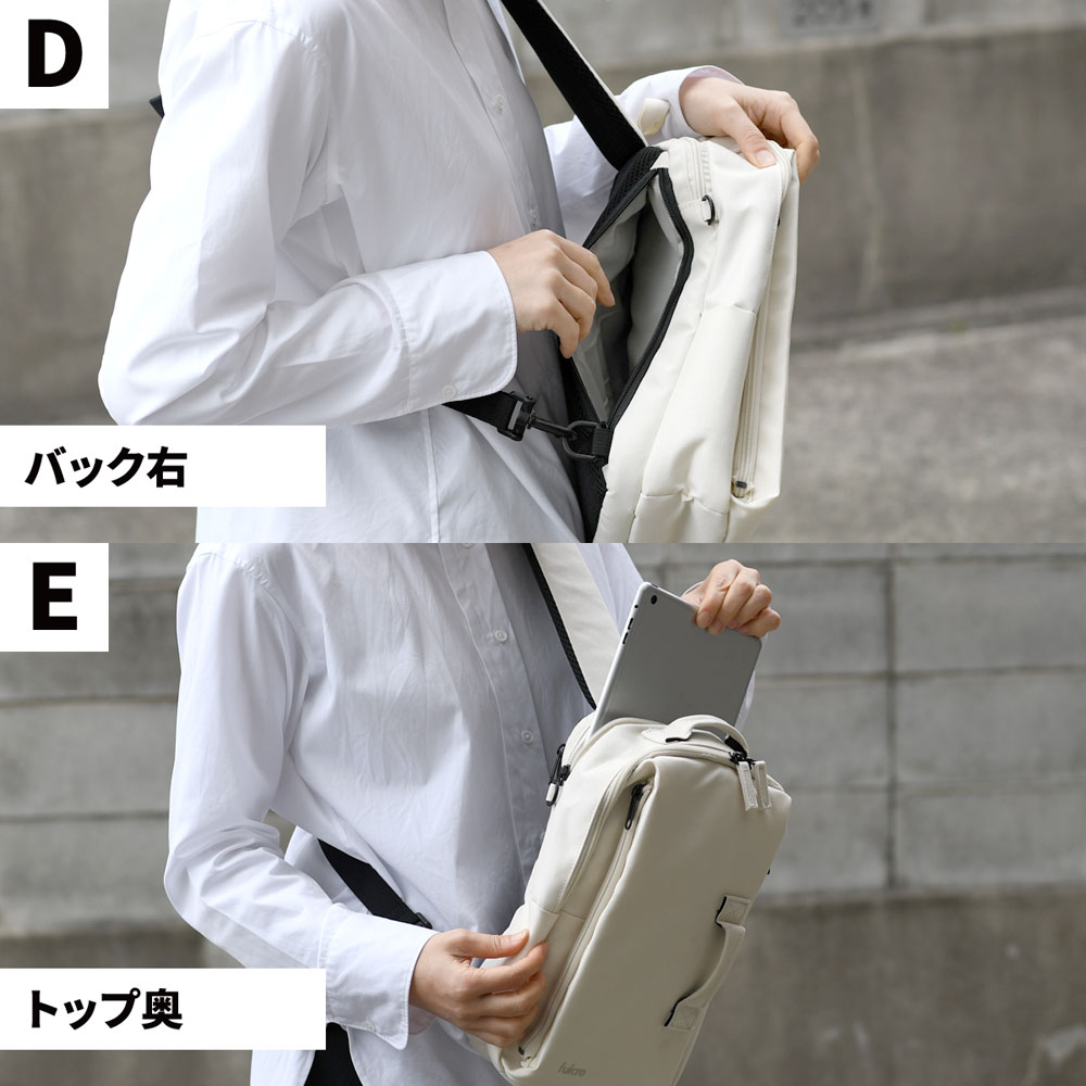 ボディバッグ fulcro バッグ クロスボディ スリング 自立