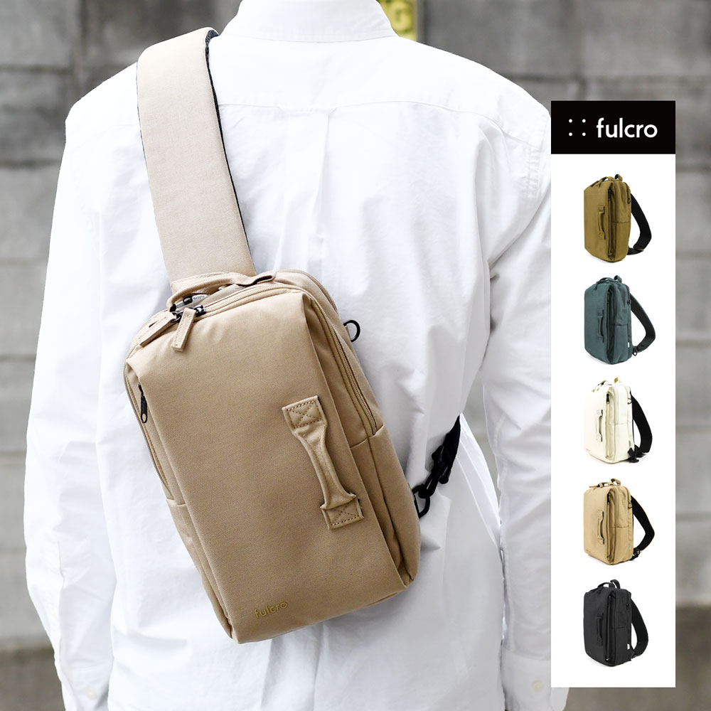 ボディバッグ fulcro バッグ クロスボディ スリング 自立