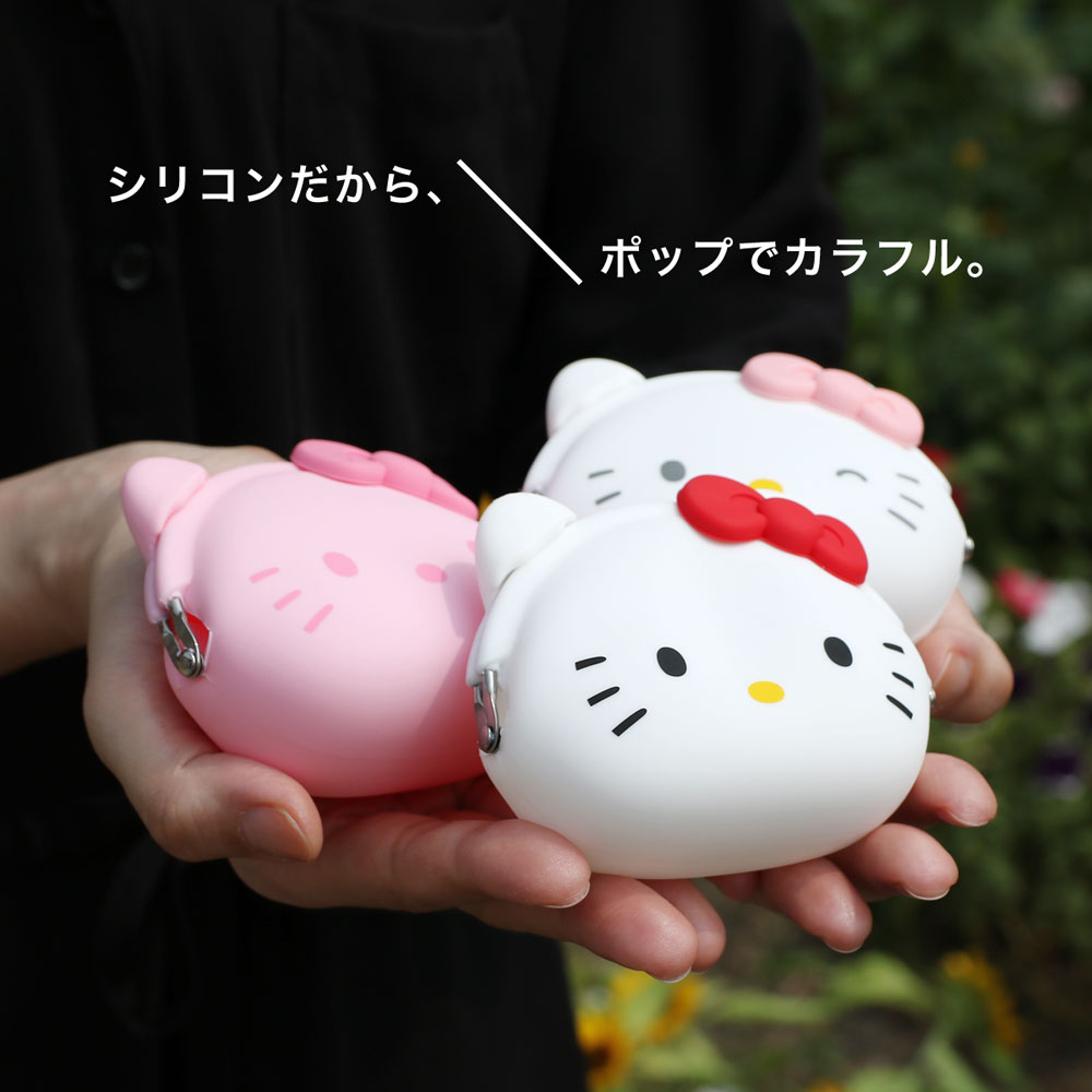p+g design キティちゃん 小銭入れ コインケース シリコン がま口 mimi POCHI HELLO KITTY ミミポチハローキティ ポチ  日焼けキティちゃん : かばんやさん - 通販 - Yahoo!ショッピング