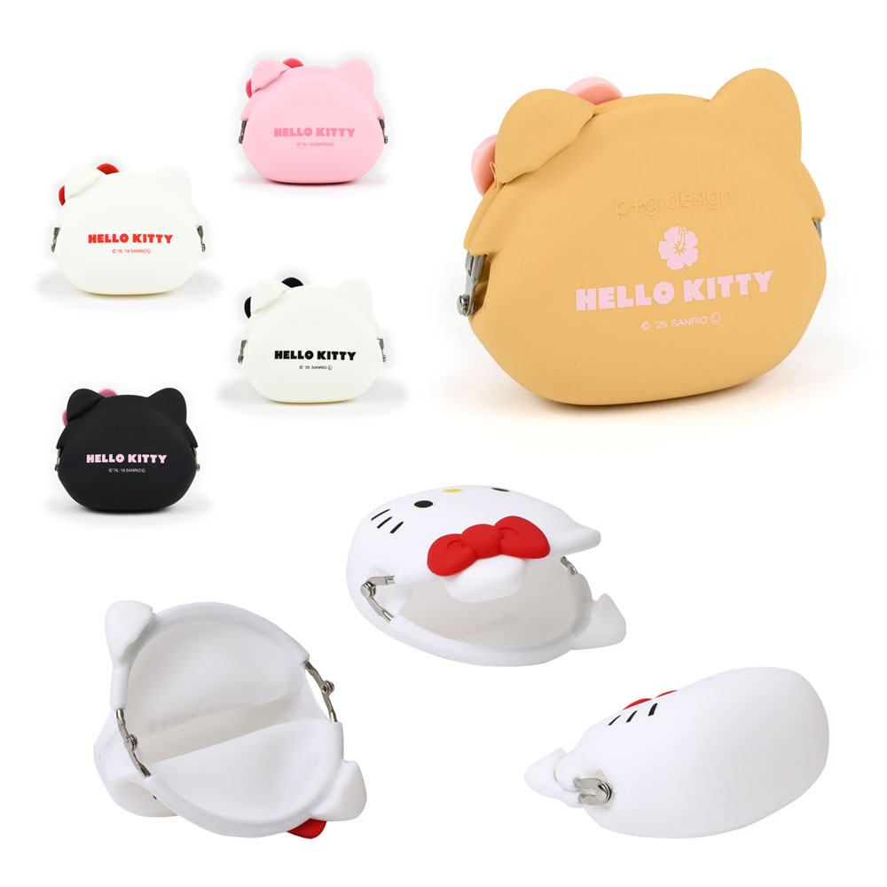 p+g design キティちゃん 小銭入れ コインケース シリコン がま口 mimi