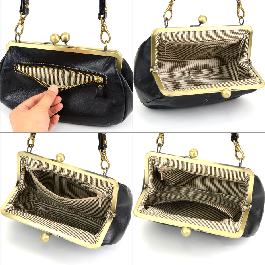 がま口3Wayバッグ ショルダーバッグ レディース ハンドバッグ 姫路